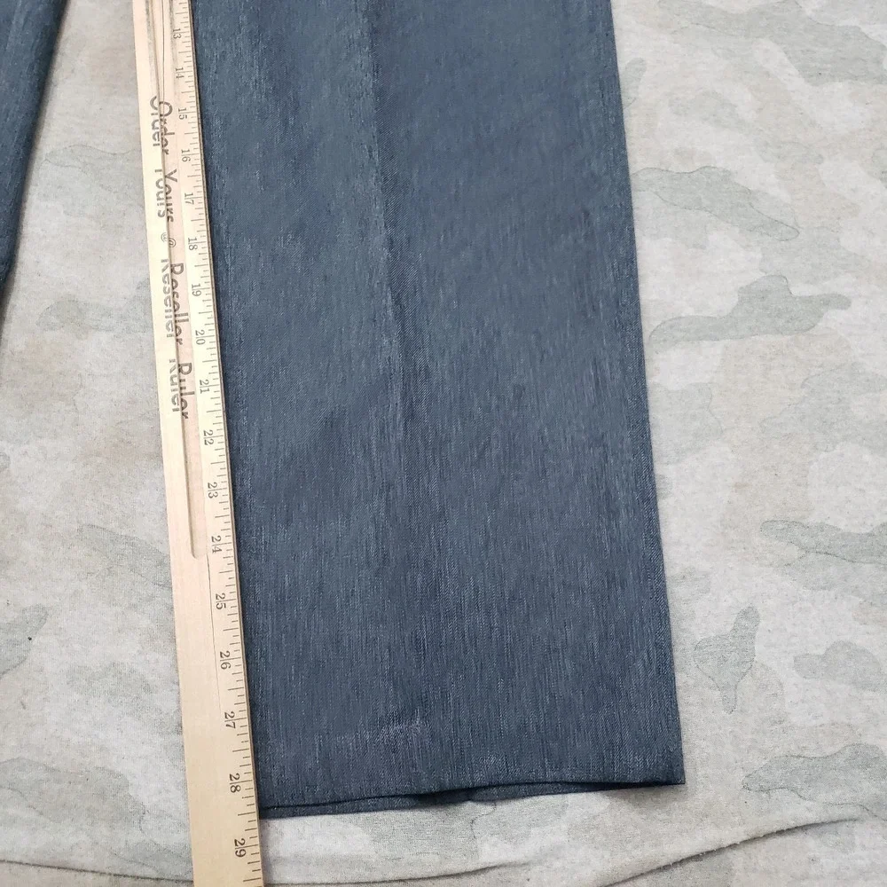 Vintage Levi's Action Slacks Pants Mens 36x28 Gray Pockets Straight Leg Trousers